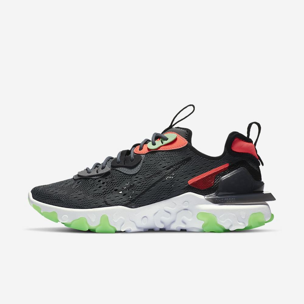 Sneakers Nike React Vision Grise 2018-496 Iron Grey/White/Green Strike/Black Homme | XIV-33238479